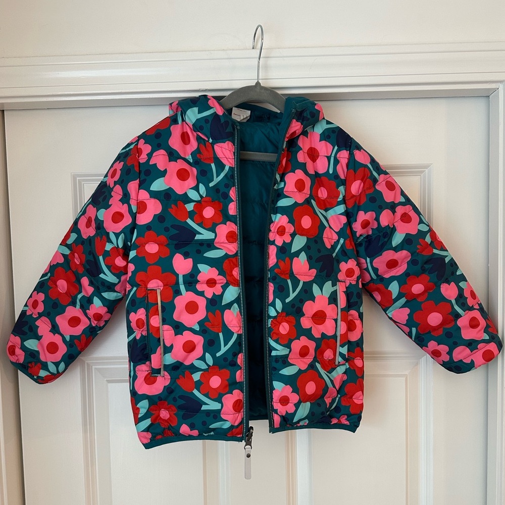 Hanna Andersson NWOT reversible puffer coat